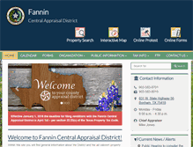 Tablet Screenshot of fannincad.org